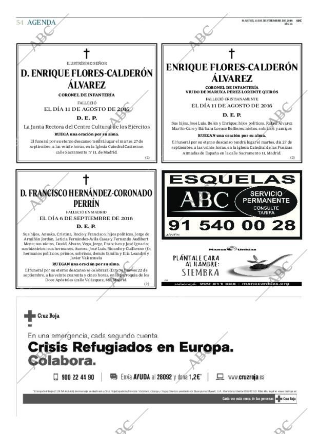 ABC MADRID 13-09-2016 página 54