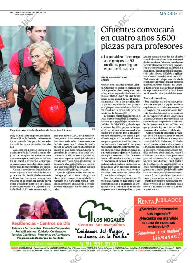ABC MADRID 13-09-2016 página 61