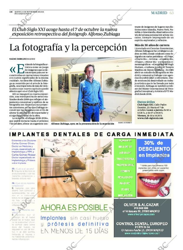 ABC MADRID 13-09-2016 página 63