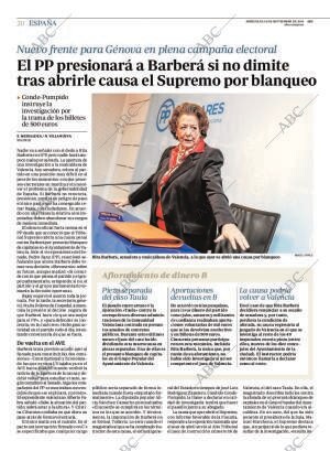 ABC MADRID 14-09-2016 página 20