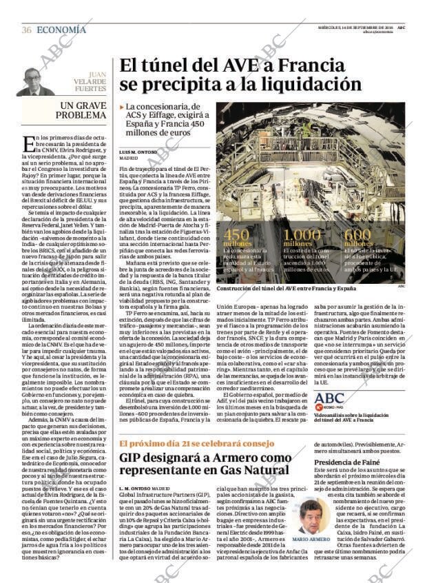 ABC MADRID 14-09-2016 página 36