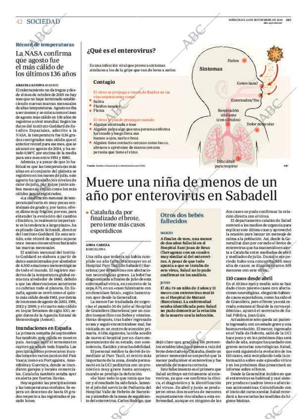ABC MADRID 14-09-2016 página 42