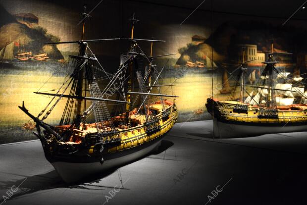 Semana naval, exposición del galeón de Manila en el Museo Naval