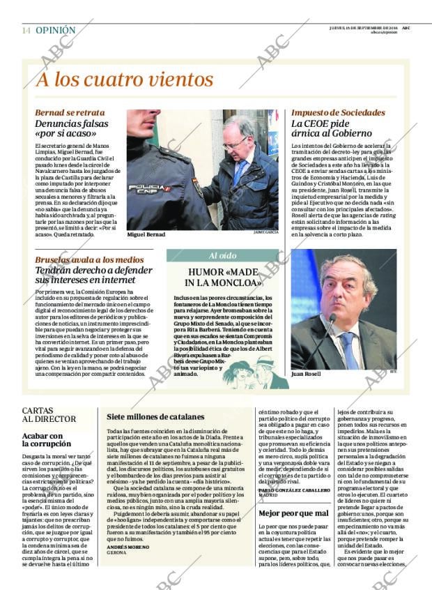 ABC MADRID 15-09-2016 página 14