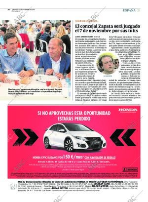 ABC MADRID 15-09-2016 página 21