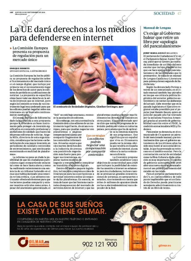 ABC MADRID 15-09-2016 página 47