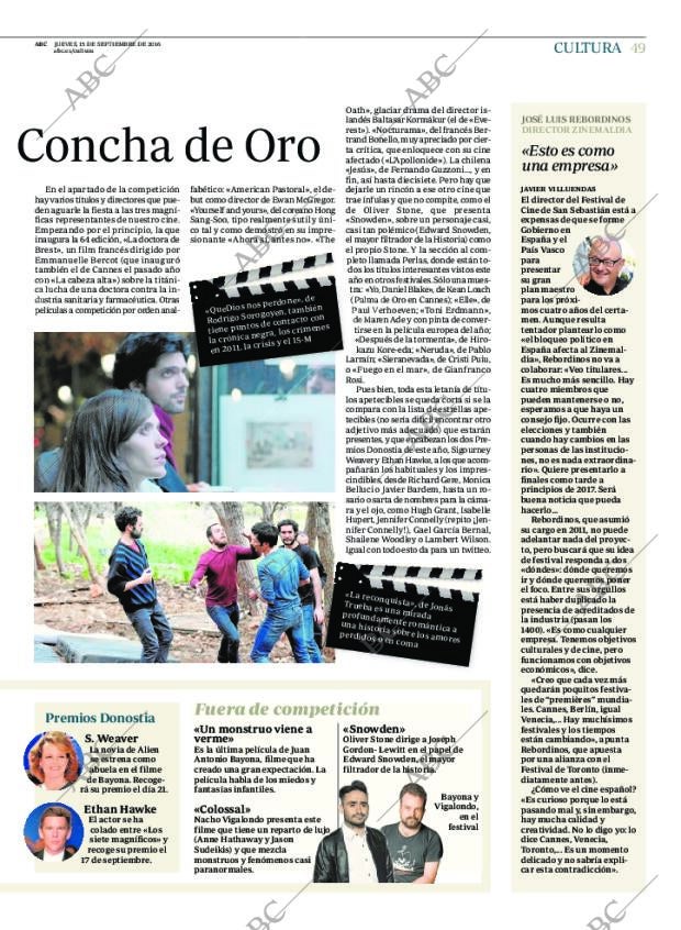 ABC MADRID 15-09-2016 página 49