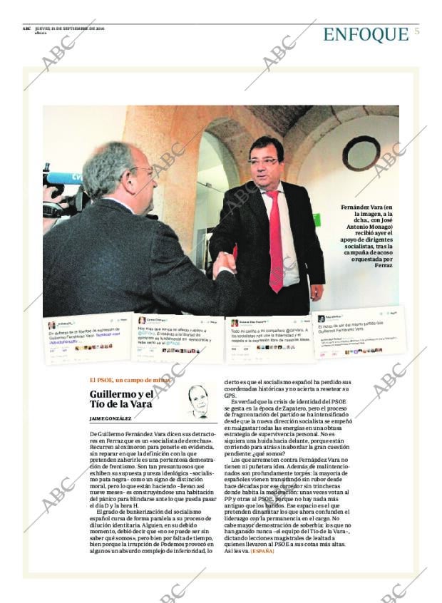 ABC MADRID 15-09-2016 página 5
