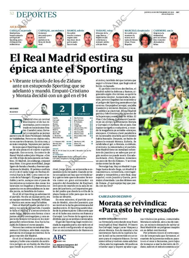 ABC MADRID 15-09-2016 página 52