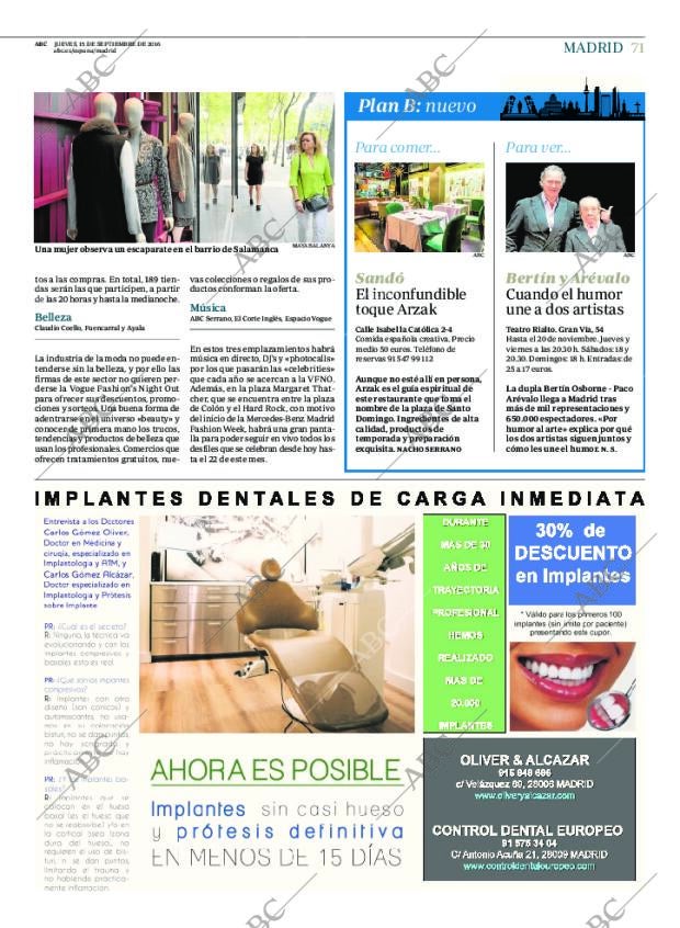 ABC MADRID 15-09-2016 página 71