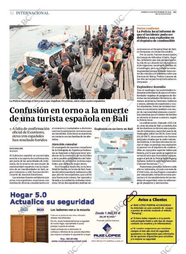 ABC MADRID 16-09-2016 página 32