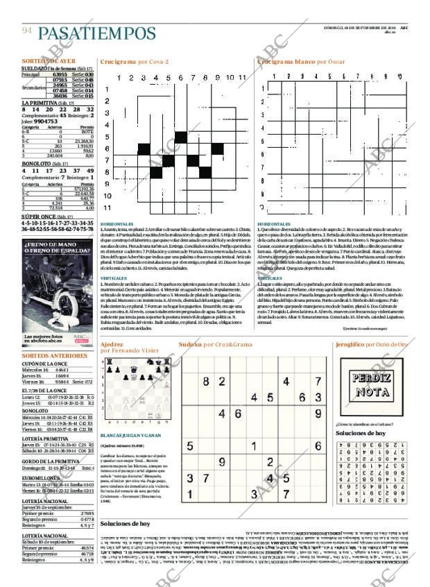 ABC MADRID 18-09-2016 página 94