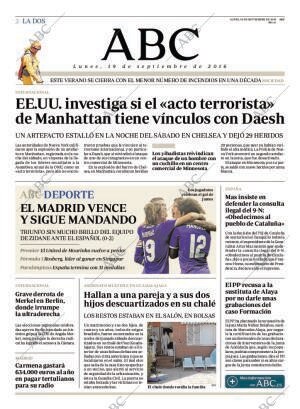 ABC MADRID 19-09-2016 página 2