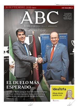 ABC SEVILLA 20-09-2016 página 1