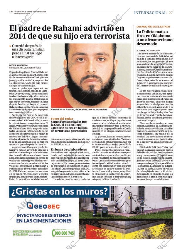 ABC MADRID 21-09-2016 página 27