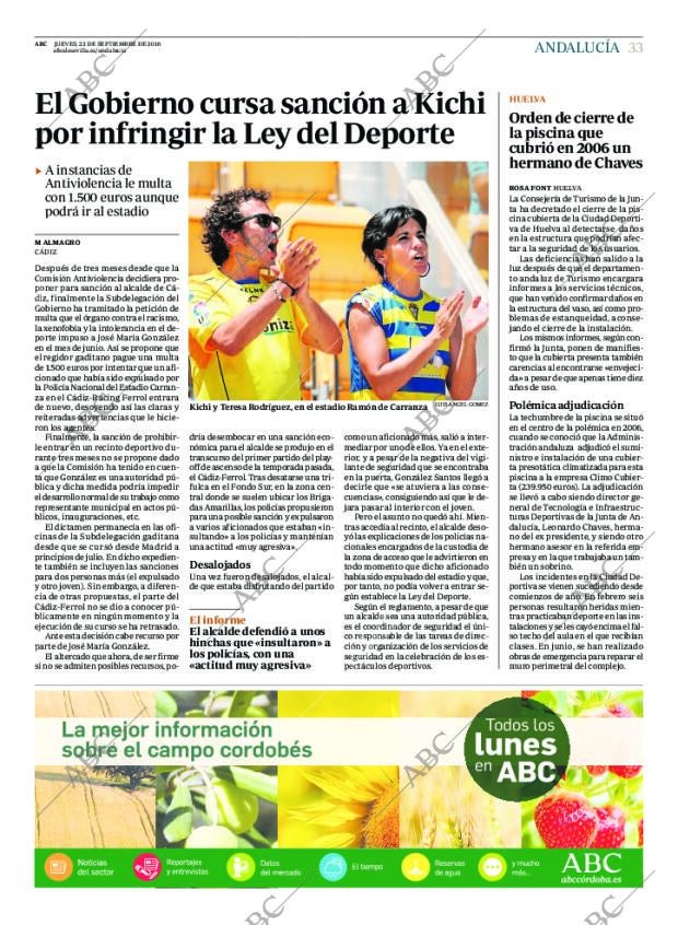 ABC CORDOBA 22-09-2016 página 33