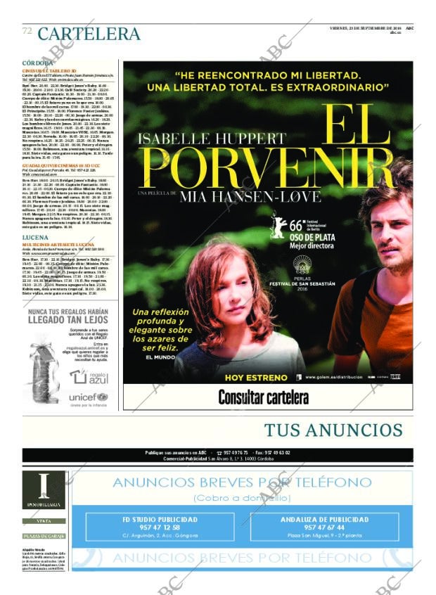 ABC CORDOBA 23-09-2016 página 72