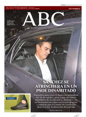 ABC CORDOBA 29-09-2016 página 1