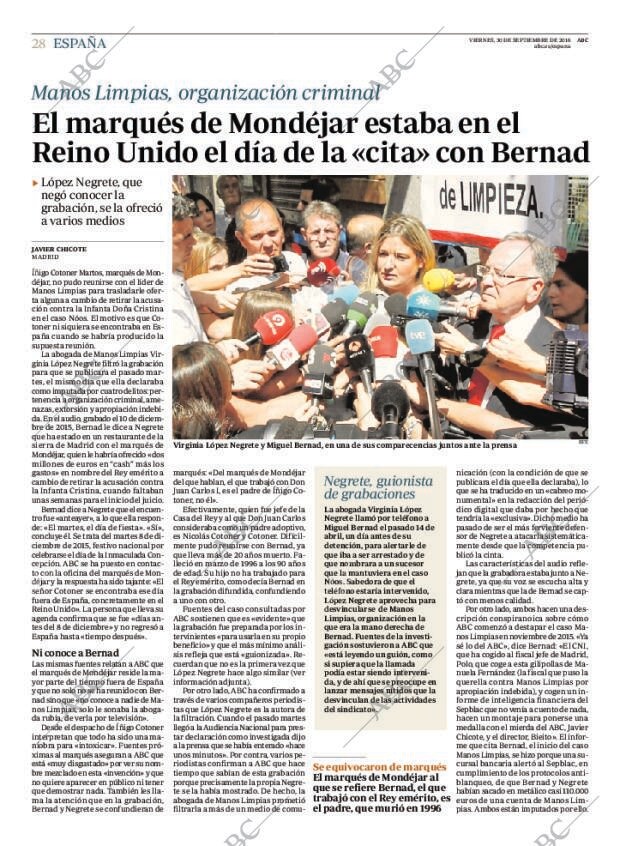 ABC MADRID 30-09-2016 página 28