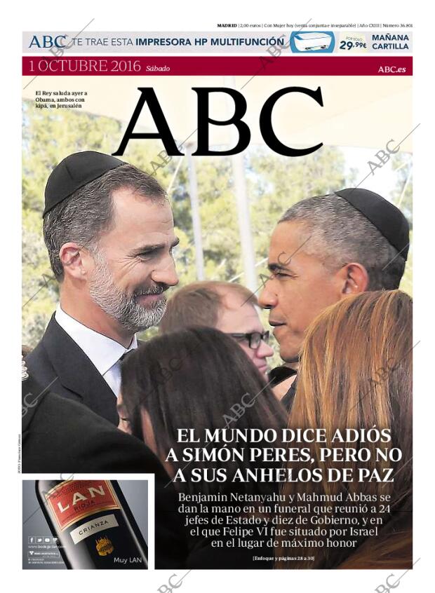 ABC MADRID 01-10-2016 página 1