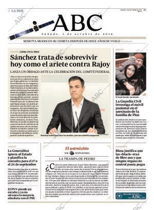 ABC MADRID 01-10-2016 página 2