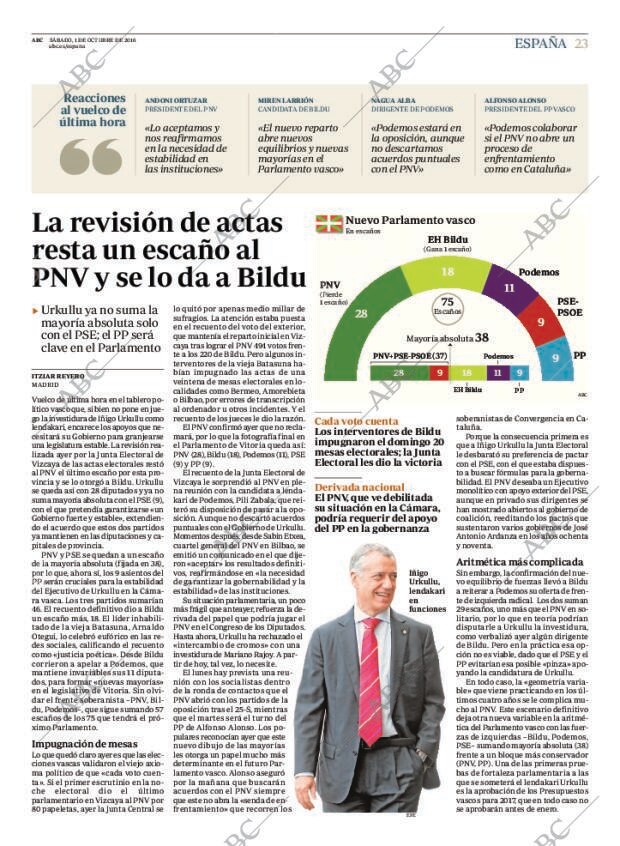 ABC MADRID 01-10-2016 página 23