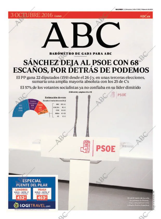 ABC MADRID 03-10-2016 página 1