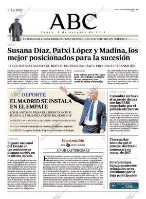 ABC MADRID 03-10-2016 página 2