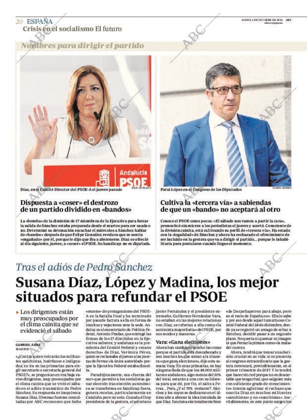 ABC MADRID 03-10-2016 página 20