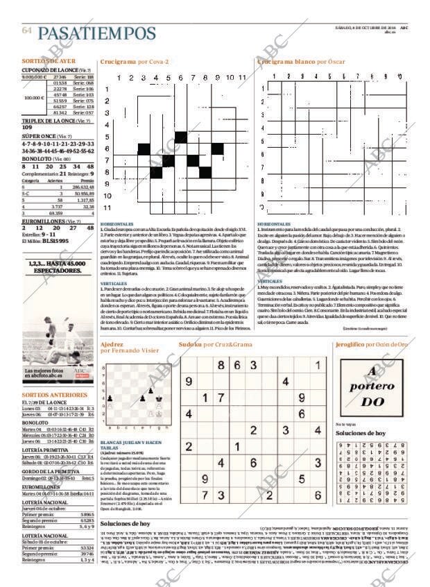ABC MADRID 08-10-2016 página 64