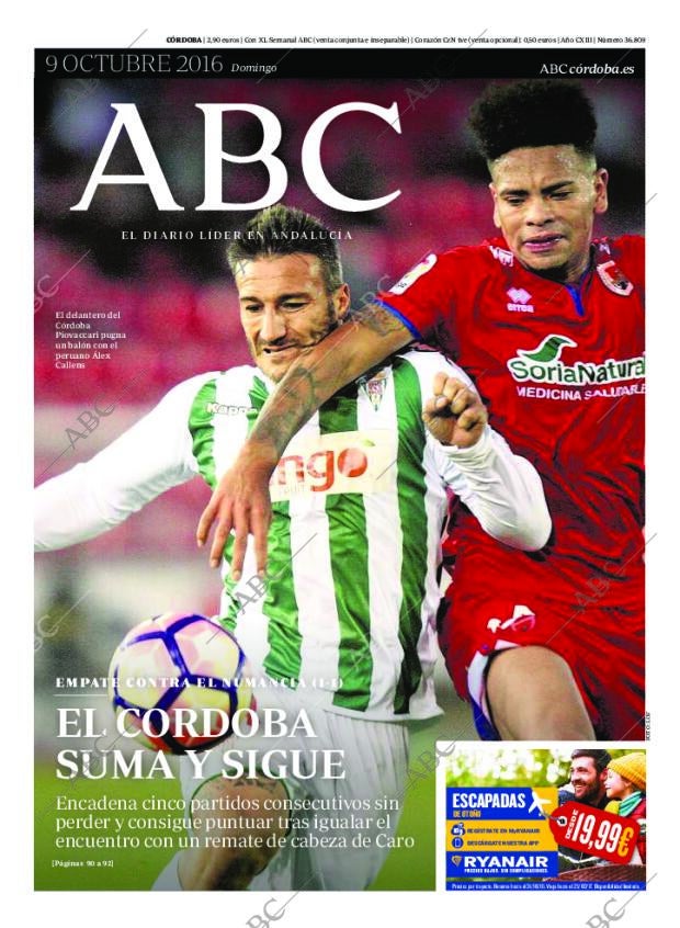 ABC CORDOBA 09-10-2016 página 1