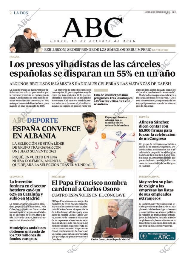 ABC MADRID 10-10-2016 página 2