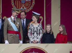 El Rey Felipe VI, la Reina Letizia, la Princesa de Asturias Leonor y la Infanta...