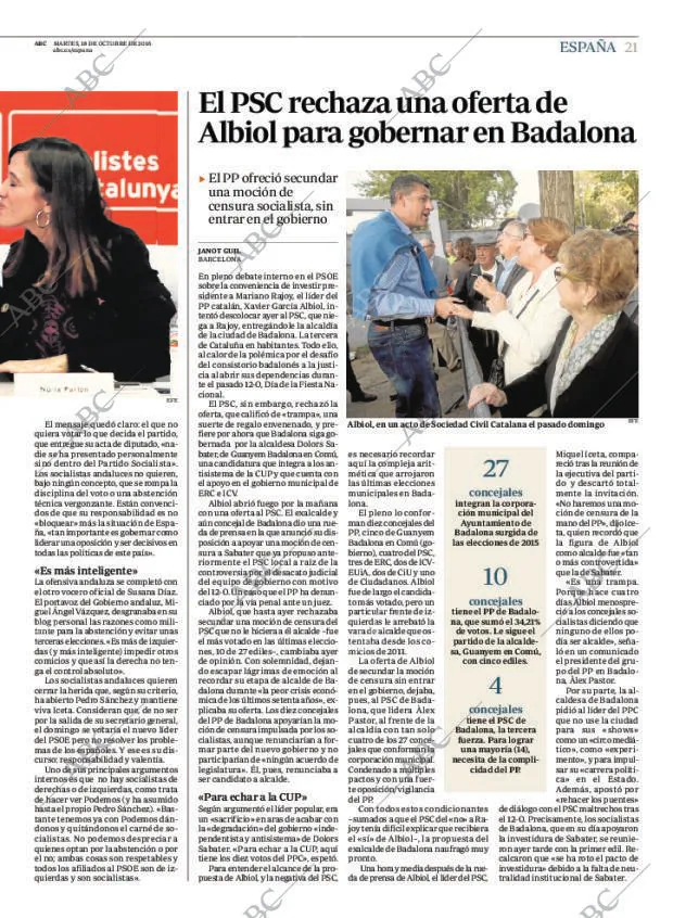 ABC MADRID 18-10-2016 página 21