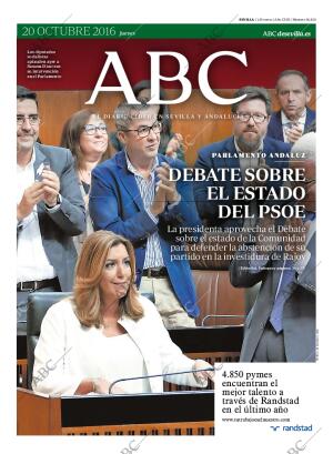ABC SEVILLA 20-10-2016 página 1