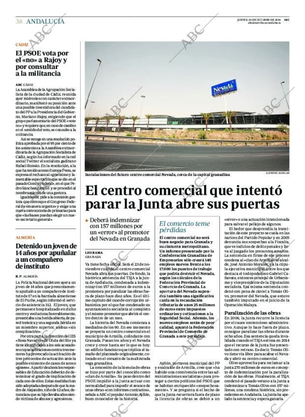 ABC SEVILLA 20-10-2016 página 38