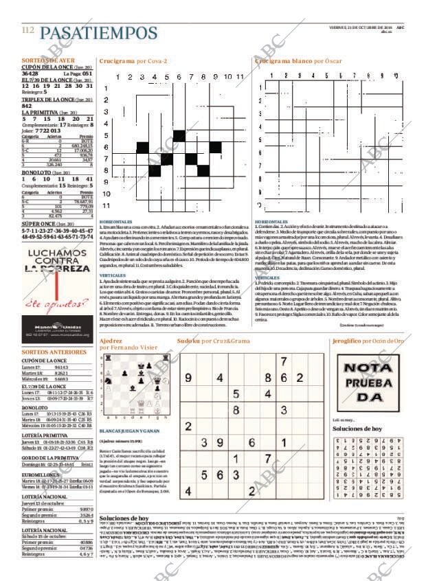 ABC MADRID 21-10-2016 página 112