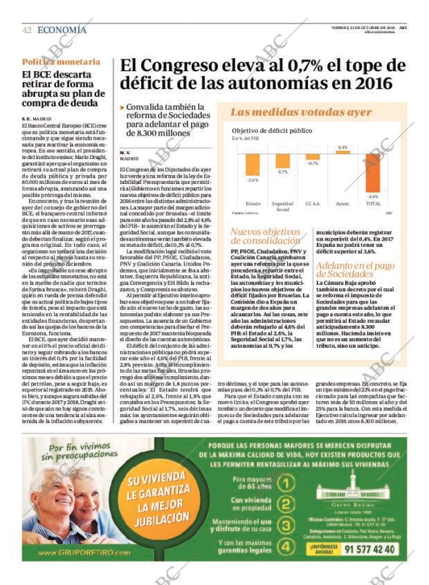 ABC MADRID 21-10-2016 página 42