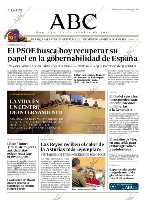 ABC MADRID 23-10-2016 página 2