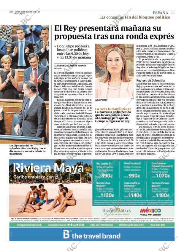 ABC MADRID 24-10-2016 página 23