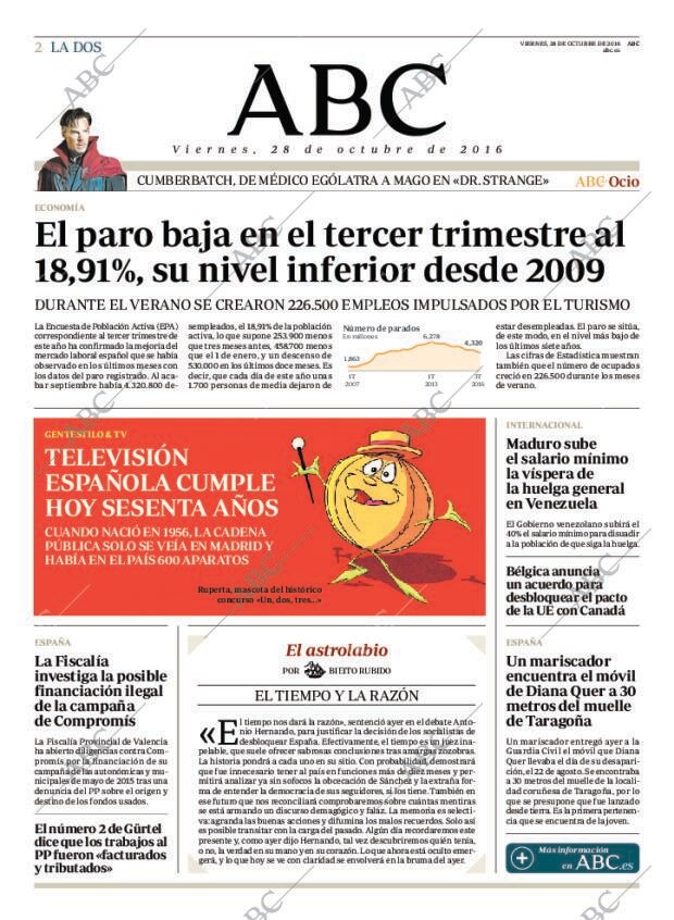 ABC MADRID 28-10-2016 página 2