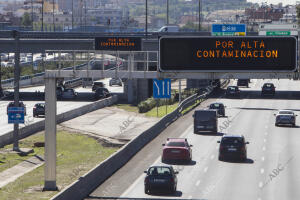 M30 señales de restricción de la velocidad por los altos índices de...