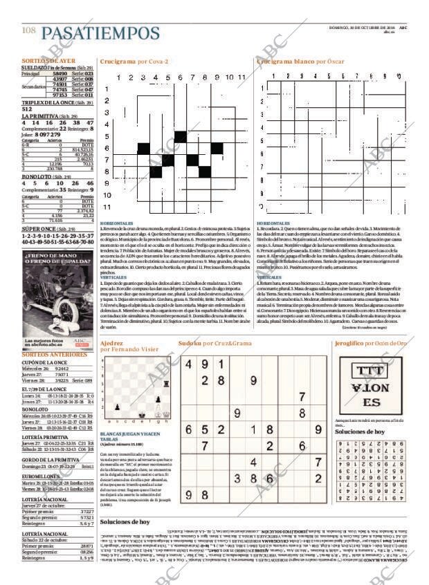 ABC MADRID 30-10-2016 página 108