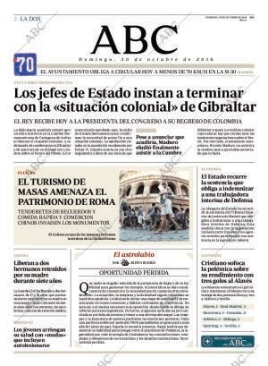 ABC MADRID 30-10-2016 página 2