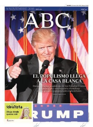 ABC MADRID 09-11-2016 página 1