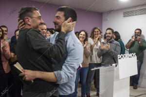 Rueda de prensa de Ramón Espinar tras ganar las primarias de Podemos