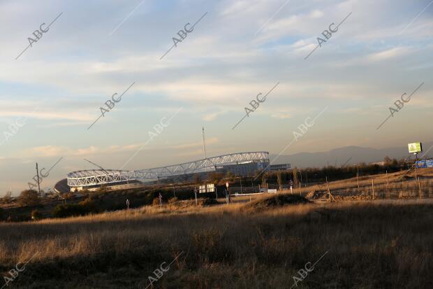 Vistas del estadio olímpico de La Peineta, nuevo estadio del Atlético de Madrid