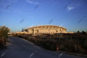 Vistas del estadio olímpico de La Peineta, nuevo estadio del Atlético de Madrid