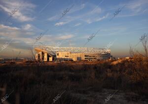 Vistas del estadio olímpico de La Peineta, nuevo estadio del Atlético de Madrid