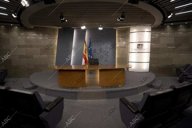 Sala del consejo de Ministros en la Moncloa